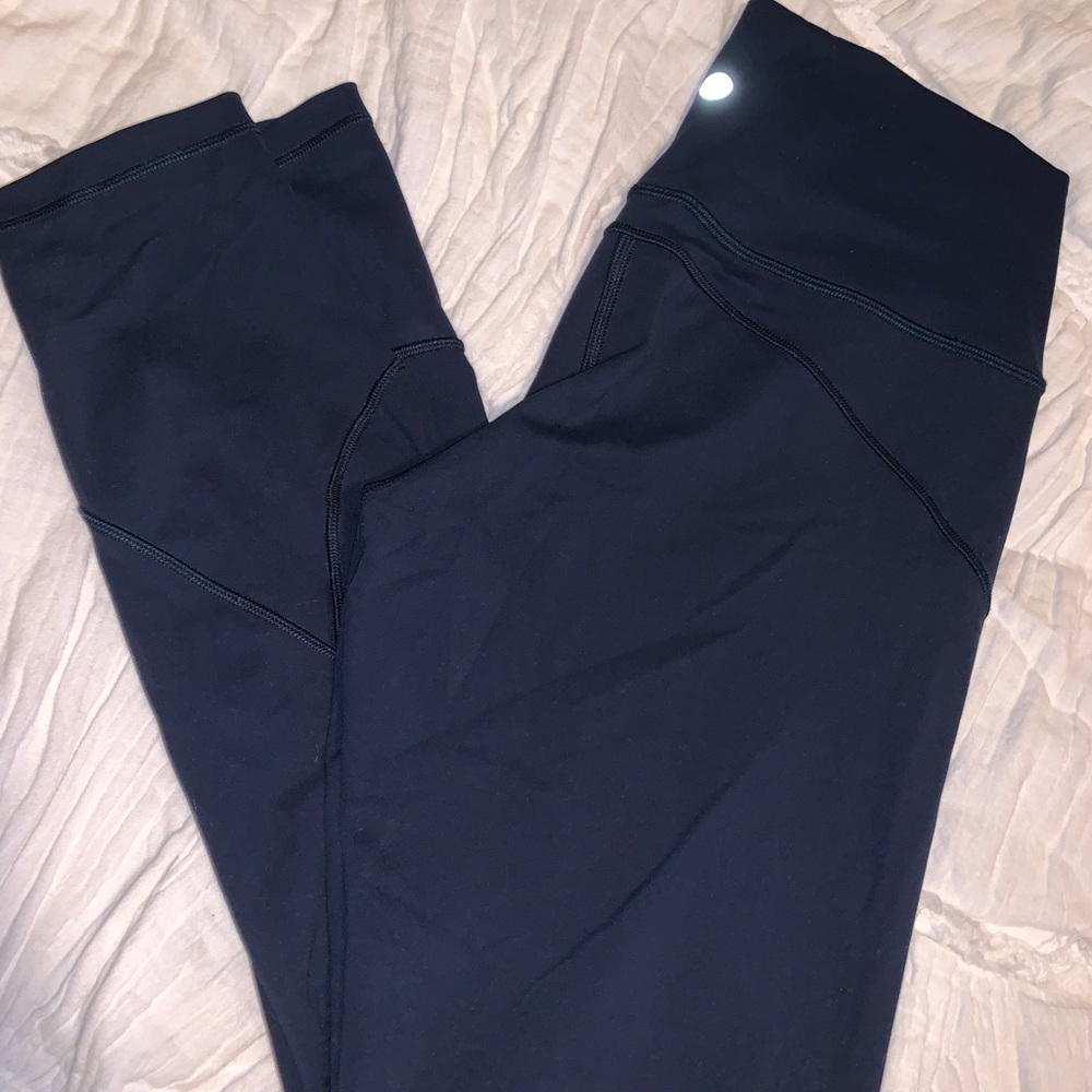 Navy blue lululemon 7/8 leggings